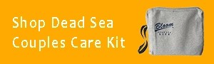 banner for a Couples Care Kit, featuring products designed for relaxation and self-care, perfect for couples to enjoy together