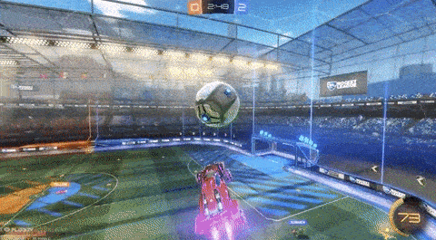 Rocket League gameplay gif